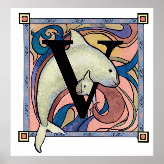 V is voor Viva Vaquita Poster (Voorkant)
