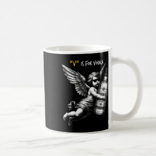V Is Voor Vodka Cupido Is Stom En Dronken Anti Val Koffiemok