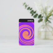 V-koptekst - Abstracte wervelkolom 250816 - 01c Visitekaartje (Staand voorkant)