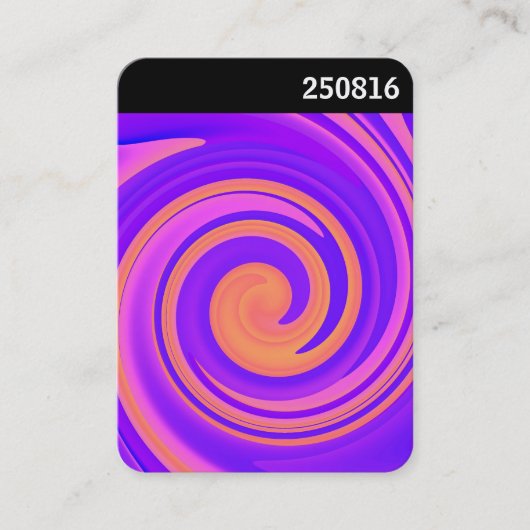 V-koptekst - Abstracte wervelkolom 250816 - 01c Visitekaartje (Voorkant)