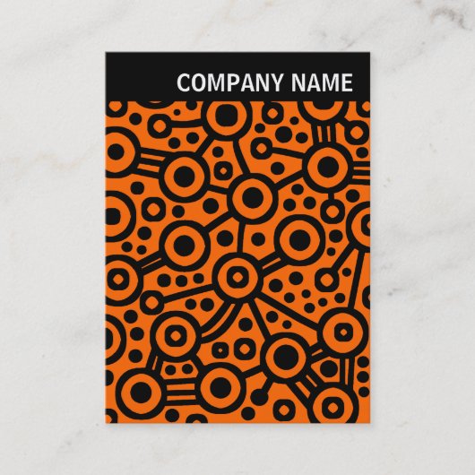 V-koptekst - Afbeelding - Abstracte circuits - Ora Visitekaartje (Voorkant)