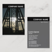 V-koptekst - Afbeelding - Bouw van het grote wiel Visitekaartje (Voorkant / Achterkant)