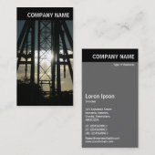 V-koptekst - Afbeelding - Bouw van het grote wiel Visitekaartje (Voorkant / Achterkant)