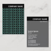 V-koptekst - Afbeelding - Geometrisch Abstract Visitekaartje (Voorkant / Achterkant)