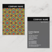 V-koptekst - Afbeelding - Geometrisch Abstract Visitekaartje (Voorkant / Achterkant)