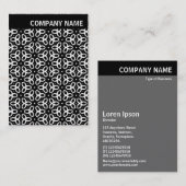 V-koptekst - Afbeelding - Geometrisch patroon Visitekaartje (Voorkant / Achterkant)