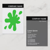 V-koptekst - Afbeelding - Groene Groot Groot Groot Visitekaartje (Voorkant / Achterkant)