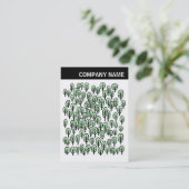 V-koptekst - Afbeelding - houttekening 04 Visitekaartje (Staand voorkant)