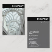 V-koptekst - Arcade/Mall Visitekaartje (Voorkant / Achterkant)