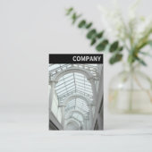 V-koptekst - Arcade/Mall Visitekaartje (Staand voorkant)