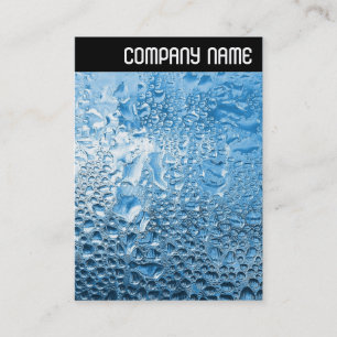 V-koptekst - Blauw water Visitekaartje