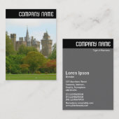 V-koptekst - Cardiff Castle Visitekaartje (Voorkant / Achterkant)