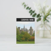 V-koptekst - Cardiff Castle Visitekaartje (Staand voorkant)