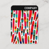 V-koptekst - Collaged Color Splash 150222 Visitekaartje (Voorkant)