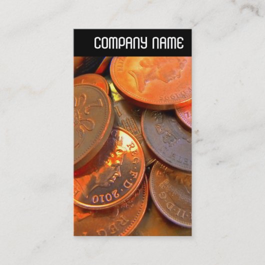 V-koptekst - De kleur van het geld Visitekaartje (Voorkant)