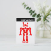 V-koptekst - Foto - Red Robot Visitekaartje (Staand voorkant)