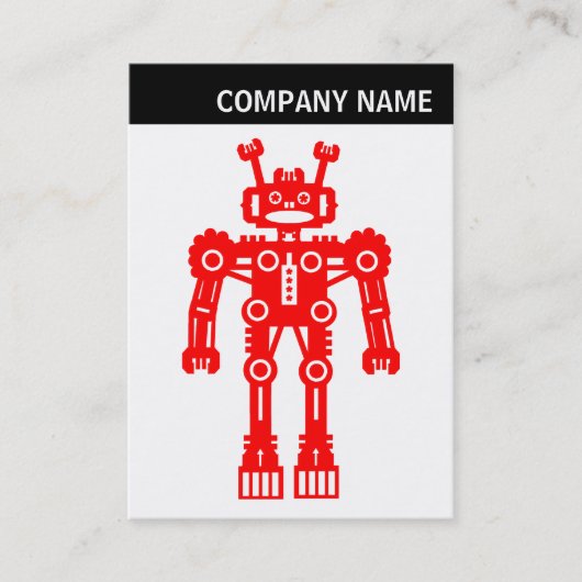 V-koptekst - Foto - Red Robot Visitekaartje (Voorkant)