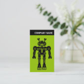 V-koptekst - Foto - Robot - Groen Visitekaartje (Staand voorkant)