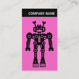 V-koptekst - Foto - Robot - Roze Visitekaartje