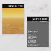 V-koptekst - Golden Zee Visitekaartje (Voorkant / Achterkant)