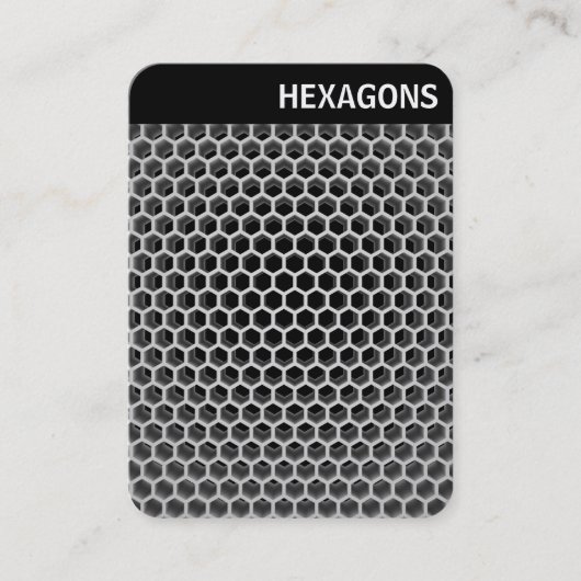 V-koptekst - Honeycomb Visitekaartje (Voorkant)