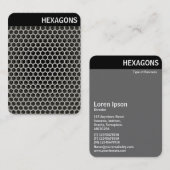 V-koptekst - Honeycomb Warm Visitekaartje (Voorkant / Achterkant)