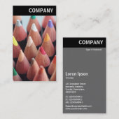 V-koptekst - Kleurencils Visitekaartje (Voorkant / Achterkant)