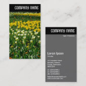 V-koptekst - Lentbloemen Visitekaartje (Voorkant / Achterkant)
