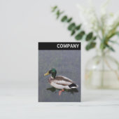 V-koptekst - Mallard Duck Visitekaartje (Staand voorkant)