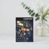 V-koptekst - Mirror Ball Visitekaartje (Staand voorkant)