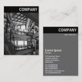 V-koptekst - Modern interieur Visitekaartje (Voorkant / Achterkant)