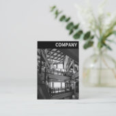 V-koptekst - Modern interieur Visitekaartje (Staand voorkant)