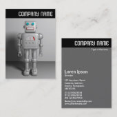 V-koptekst - Robot Visitekaartje (Voorkant / Achterkant)