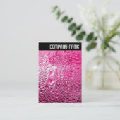 V-koptekst - Steamy roze Visitekaartje (Staand voorkant)