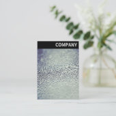 V-koptekst - Waterdruppels op glas 01 Visitekaartje (Staand voorkant)