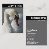 V-koptekst - Zwan Visitekaartje (Voorkant / Achterkant)