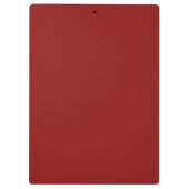V Lady in Red Cliboard Klembord (Achterkant)