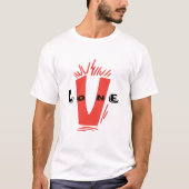 V lone Essential T-Shirt (Voorkant)