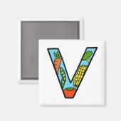 "V" Magnet (Voorkant / Achterkant)