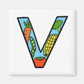 "V" Magnet (Voorkant)