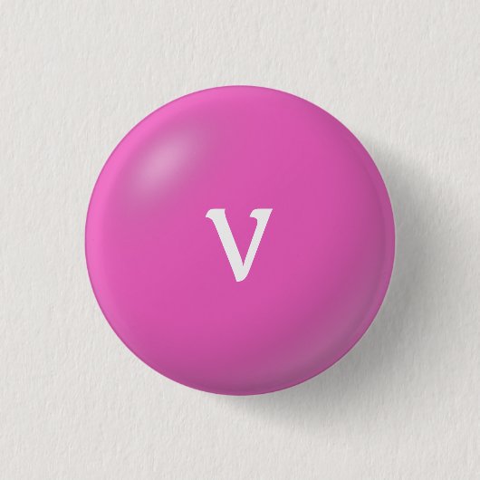 V Monogram Button (Voorkant)