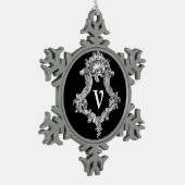 V Monogram Initiaal Ornament (Links)