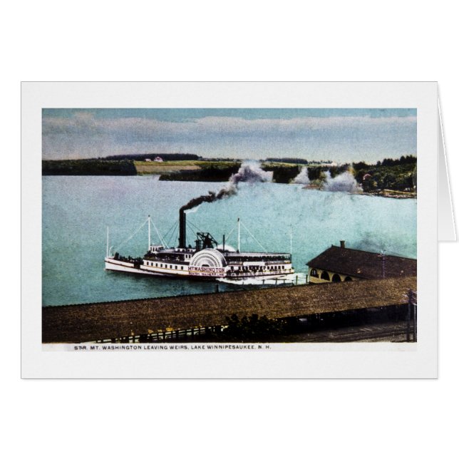 V. Mt. Washington, Lake Winnipesaukee, N.H. (Voorkant Horizontaal)