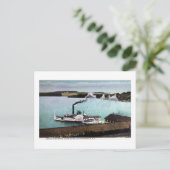 V. Mt. Washington, Lake Winnipesaukee, N.H. Briefkaart (Staand voorkant)