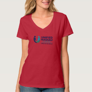 V-Neck met Unified Nassau Florida-logo T-shirt
