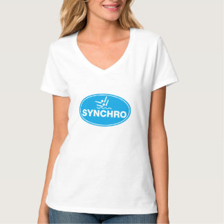V-NECK T-Shirt Synchroon zwemmen - Pictogram