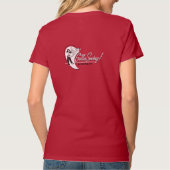 V-Neck T Shirt voor vrouwen (Achterkant)