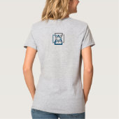 V Neck voor vrouwen T-shirt (Achterkant)