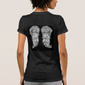 V-nek voor vrouwen t-shirt (Achterkant)