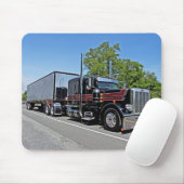 V Nolt's Black & Red 389 Mousepad Muismat (Met muis)